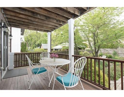 49 Grozier Road Cambridge, MA 02138 - Photo 20 of 22 a view of balcony with furniture and wooden deck