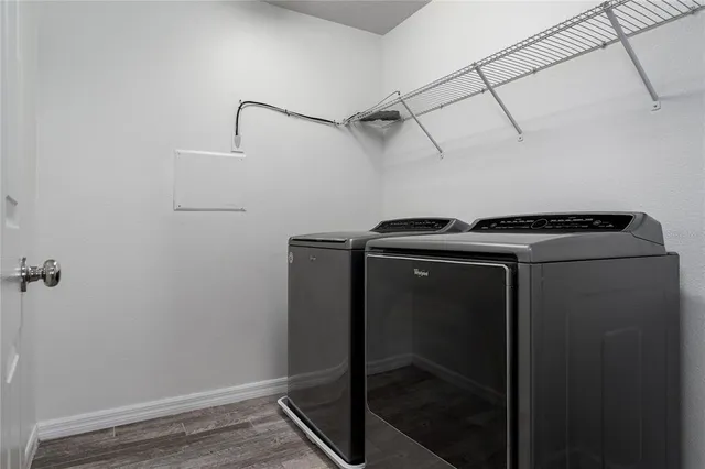 a view of a backyard with a garden