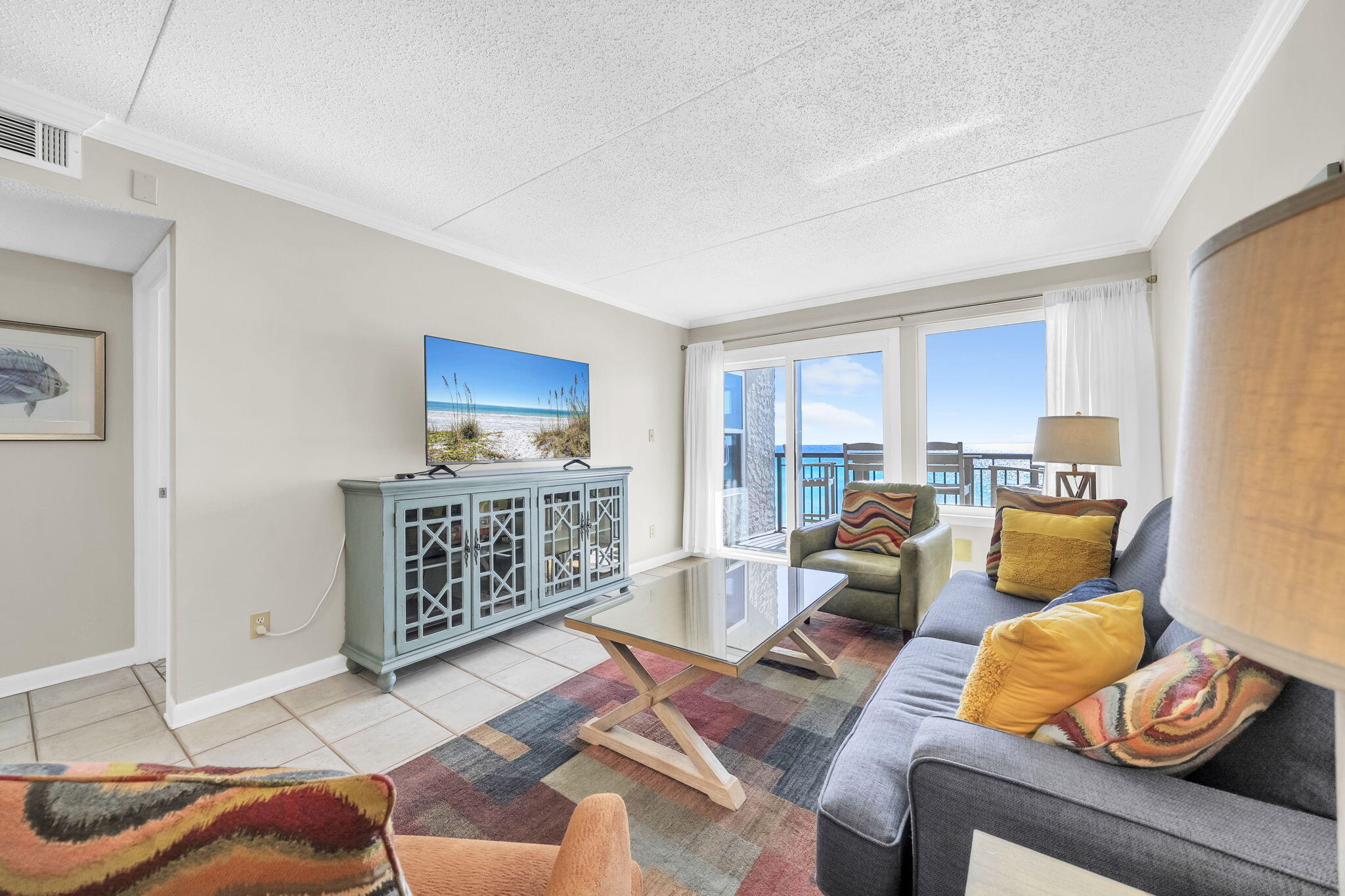 676 Santa Rosa Boulevard, Unit 5F Fort Walton Beach, FL 32548 - Photo 3 of 34 a living room with furniture and a window