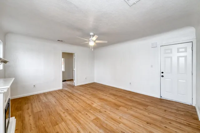 wooden floor in an empty room