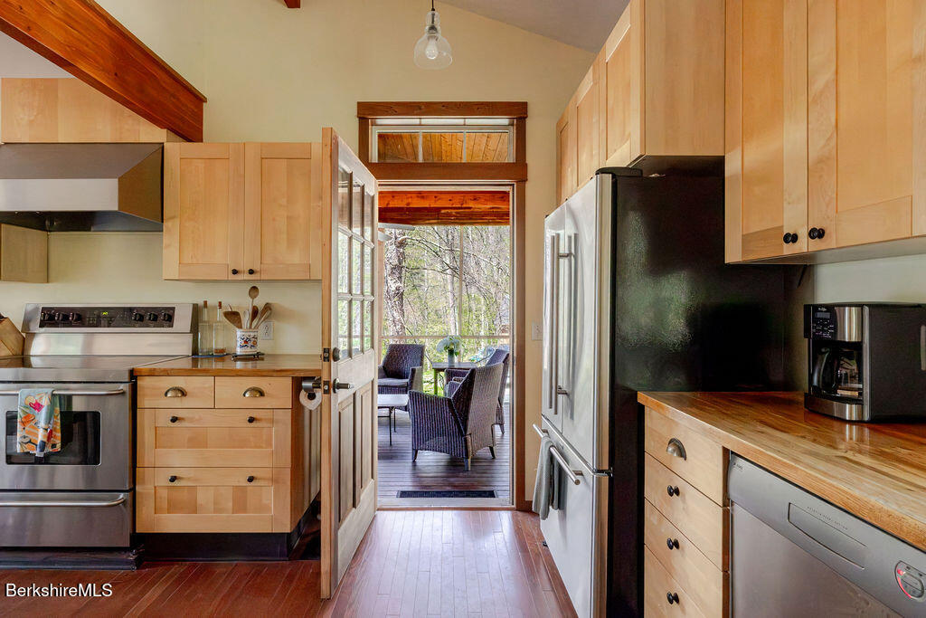 142 Rote Hill Road Sheffield, MA 01257 - Photo 12 of 40 Kitchen looking toward screened porch