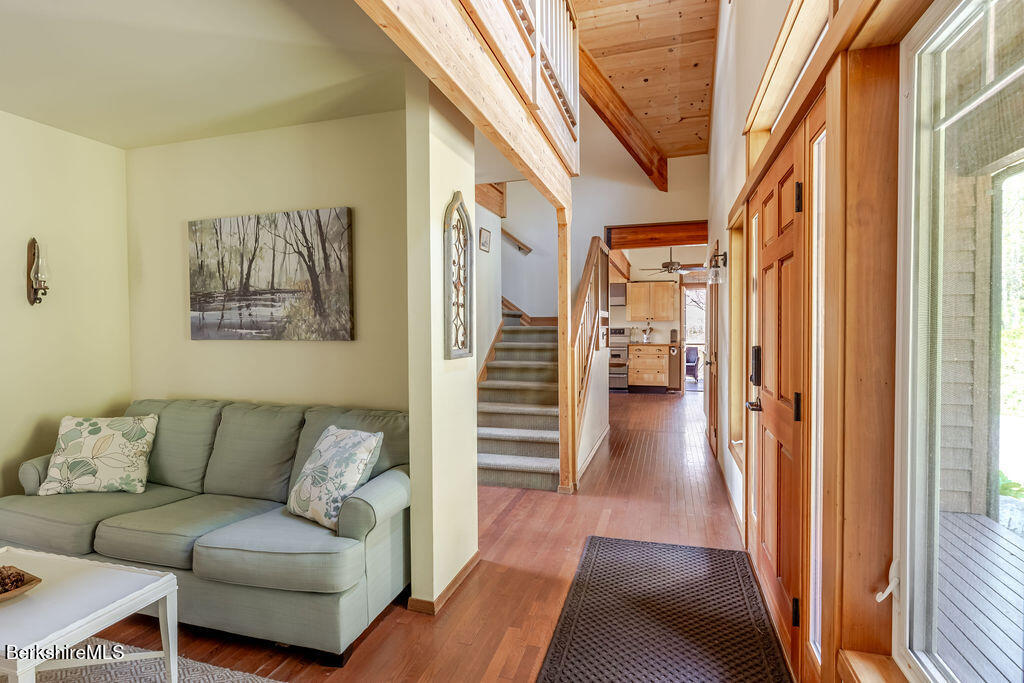 142 Rote Hill Road Sheffield, MA 01257 - Photo 17 of 40 Den looking toward Entry