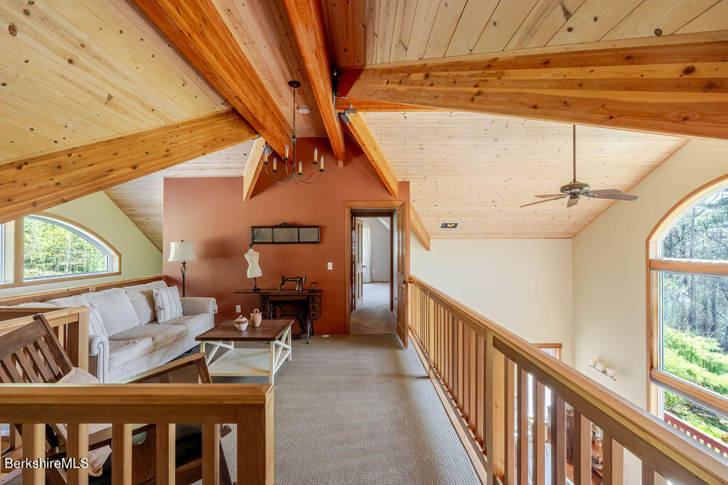 142 Rote Hill Road Sheffield, MA 01257 - Photo 24 of 40 Second Floor Loft Area between bedrooms