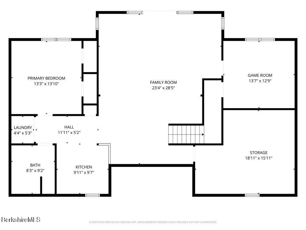 142 Rote Hill Road Sheffield, MA 01257 - Photo 40 of 40 Lower Level Floor Plan