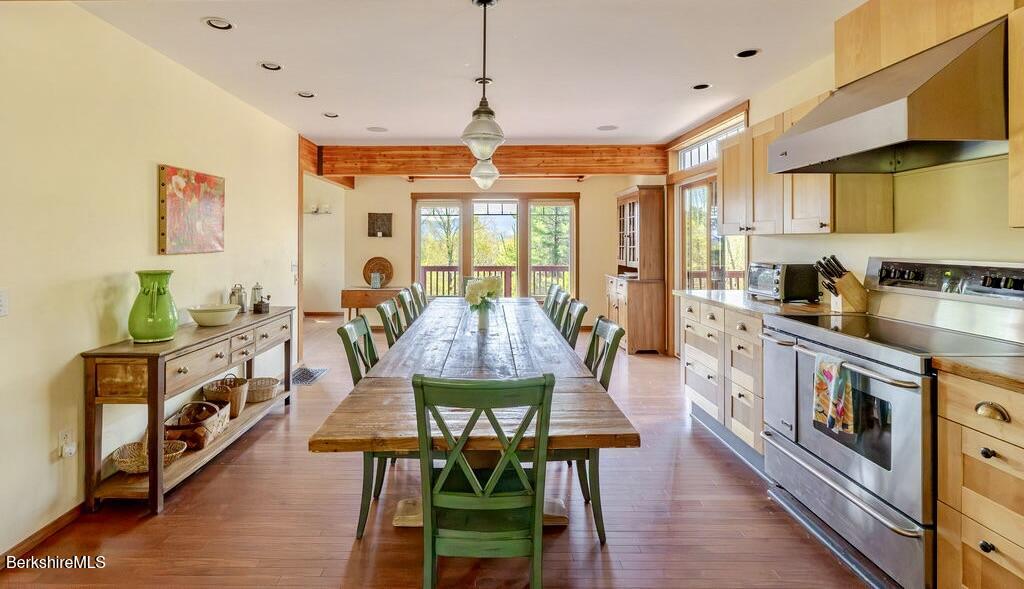 142 Rote Hill Road Sheffield, MA 01257 - Photo 9 of 40 Open Kitchen/Dining