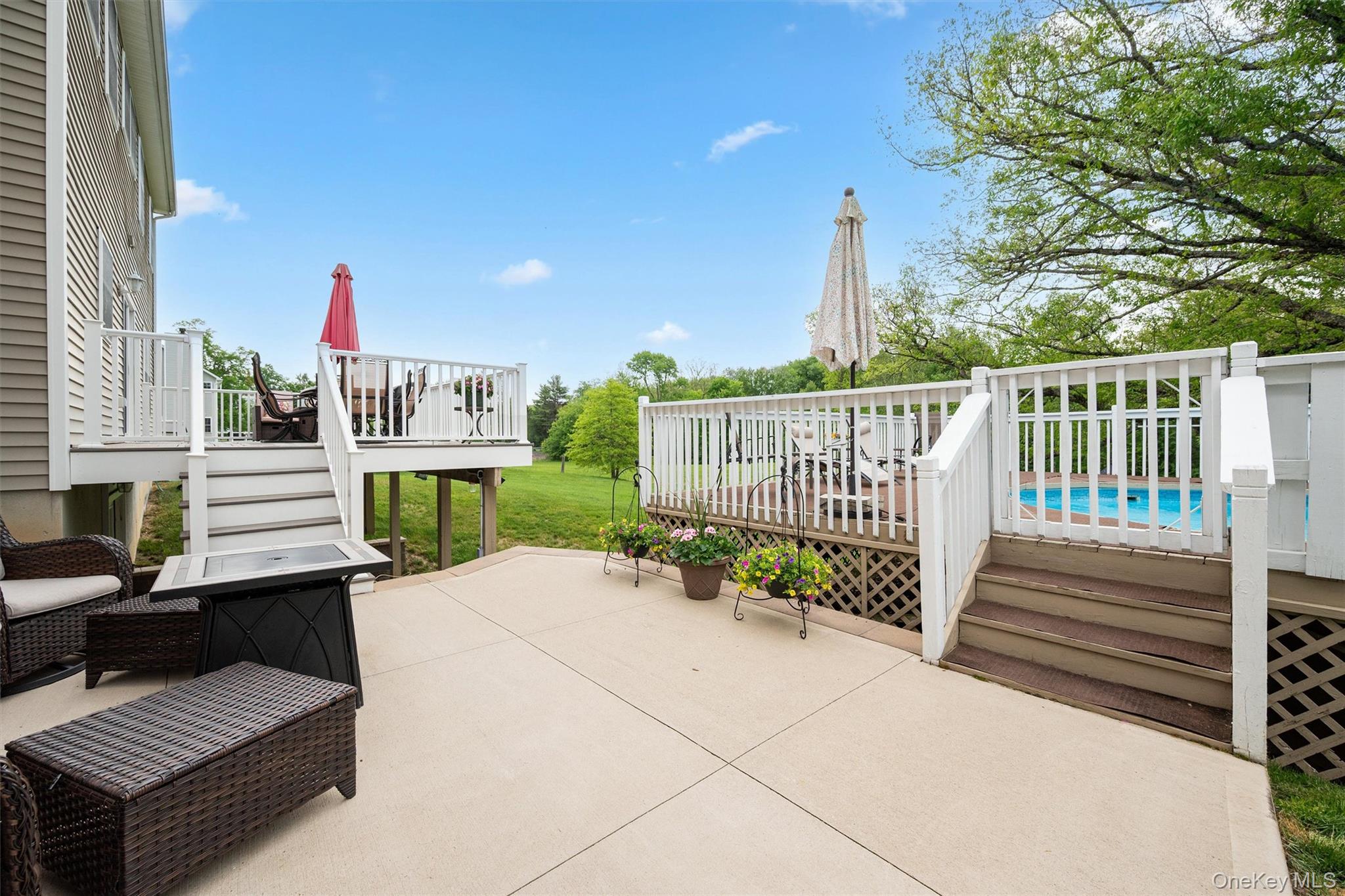 19 Pirog Road Pine Bush, NY 12566 - Photo 43 of 50 a view of deck with wooden floor and fence