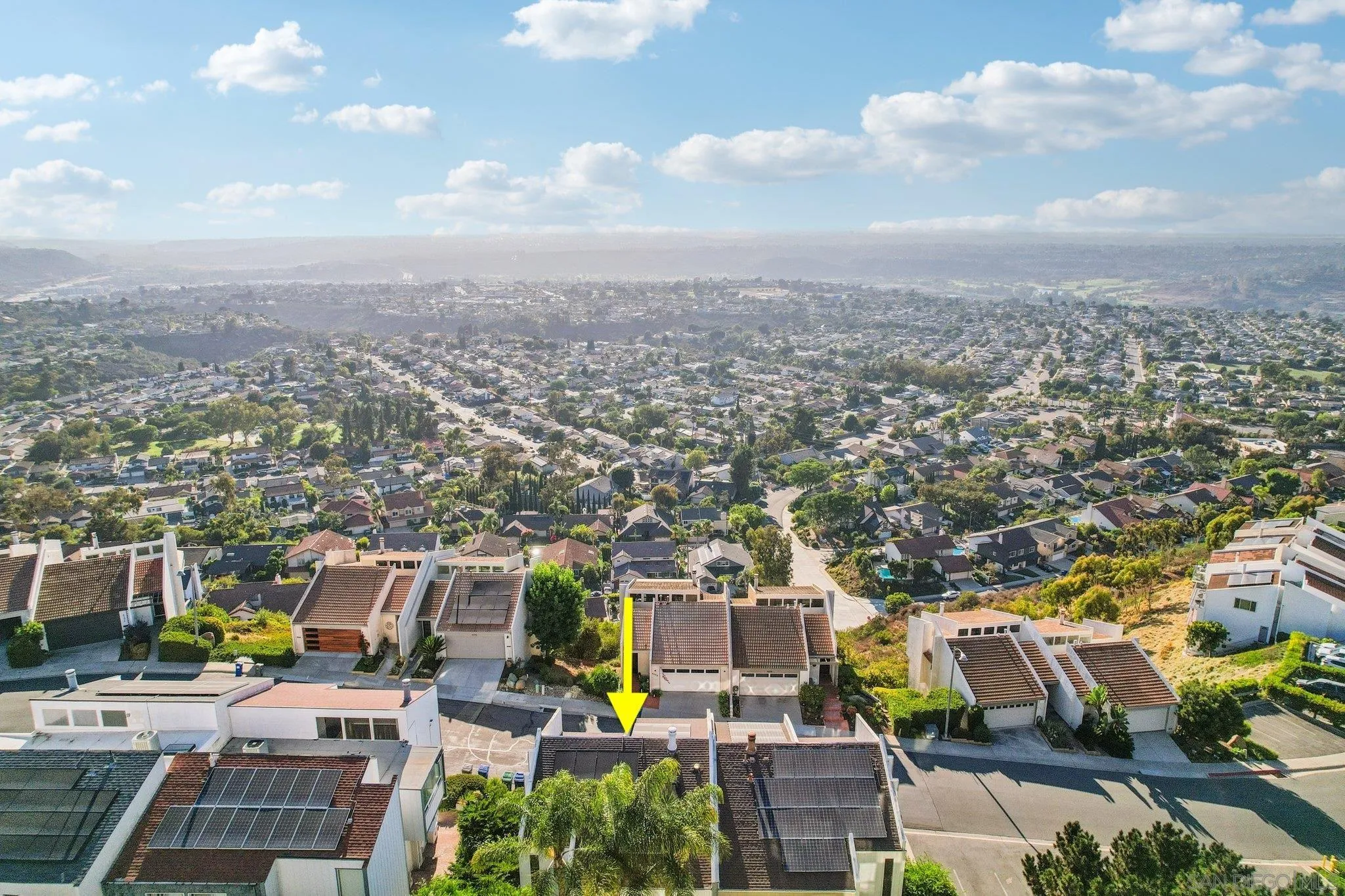 6329 Caminito Estrellado San Diego, CA 92120 - Photo 50 of 61 an aerial view of a city