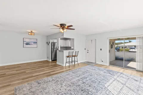 a view of a livingroom with a furniture