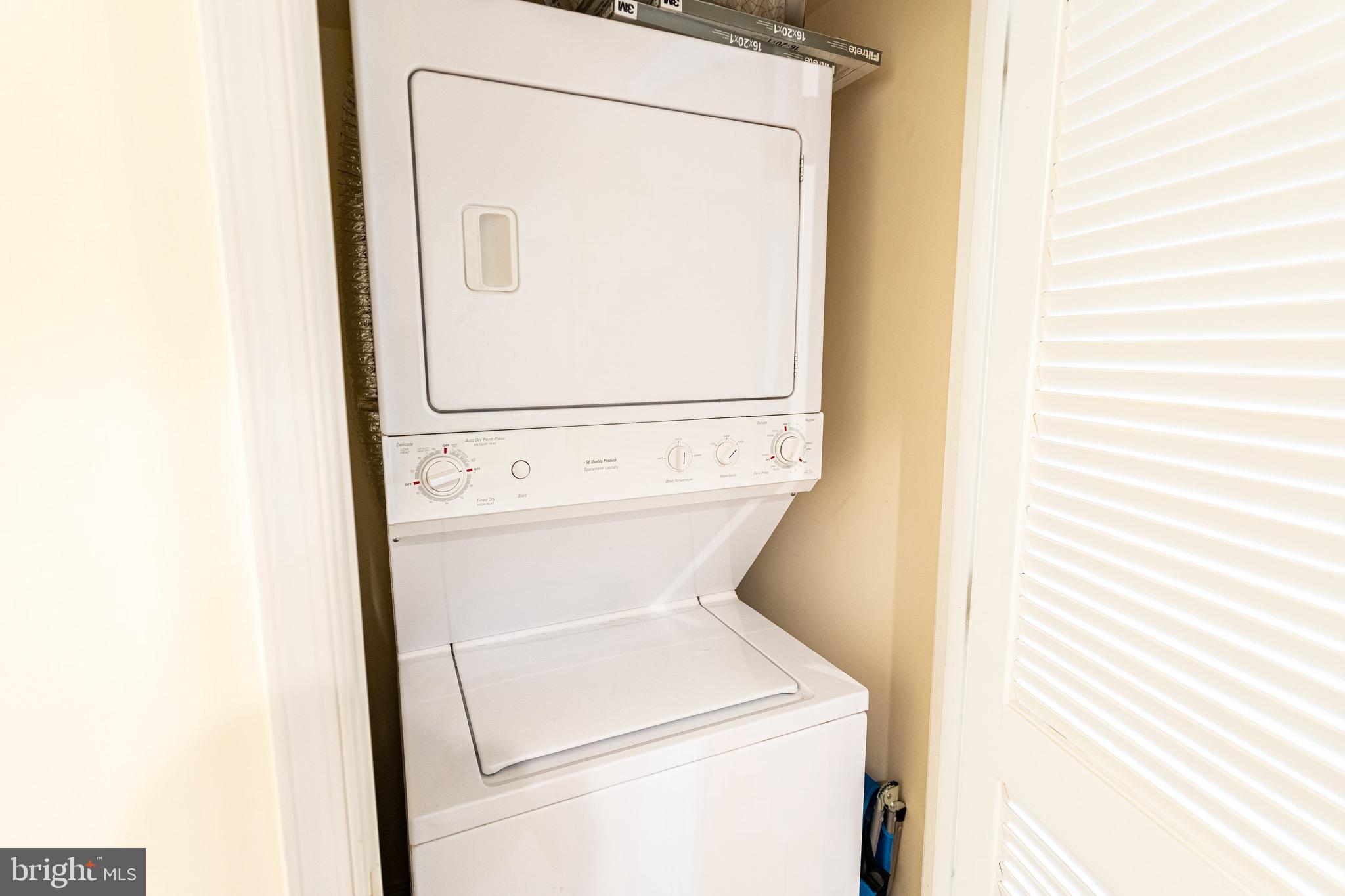 616 E Street Northwest, Unit 418 Washington, DC 20004 - Photo 16 of 55 Full Size Washer & Dryer In Unit.