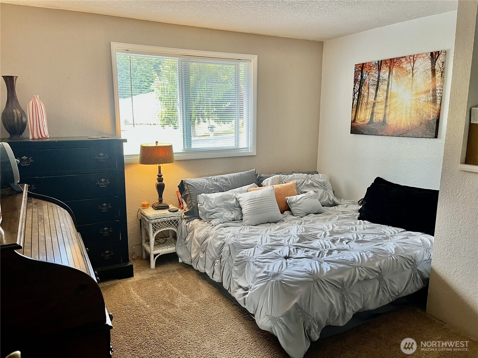 122 Fir Drive Chehalis, WA 98532 - Photo 19 of 34 a bedroom with a bed and wooden floor