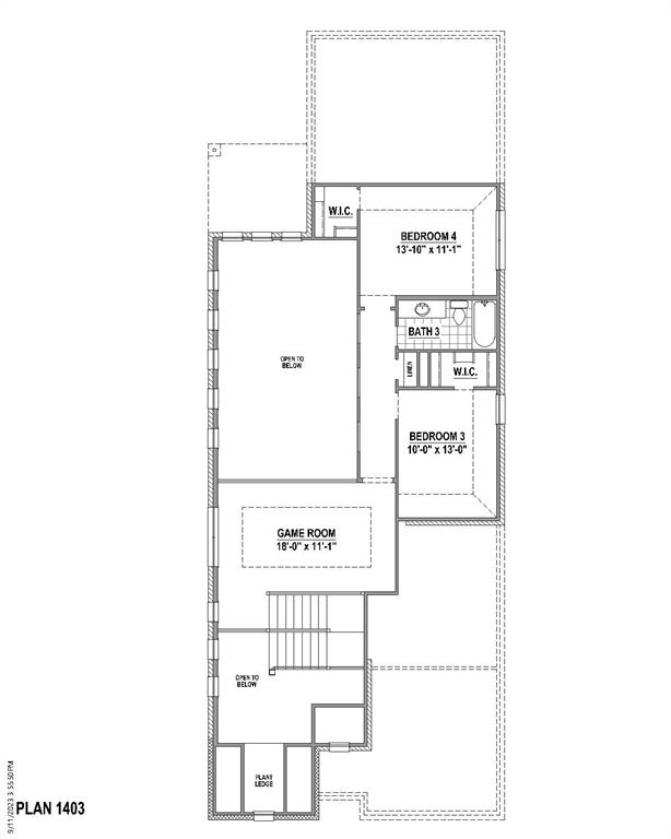 4420 Daisy Lane Prosper, TX 75078 - Photo 4 of 4 2nd Level Floor plan