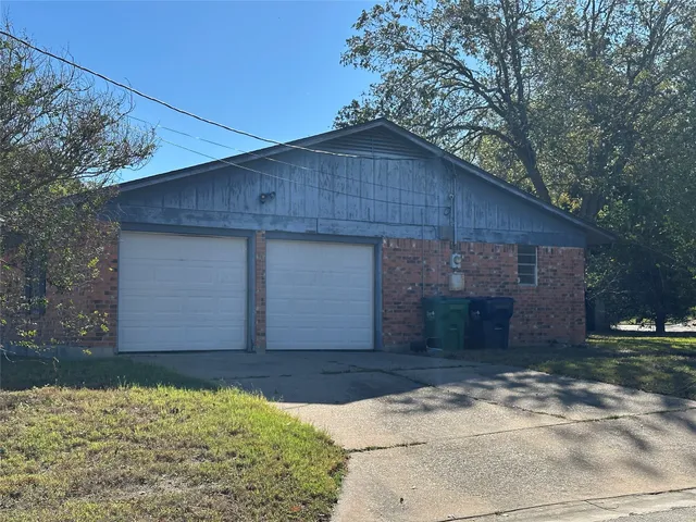 a front view of house
