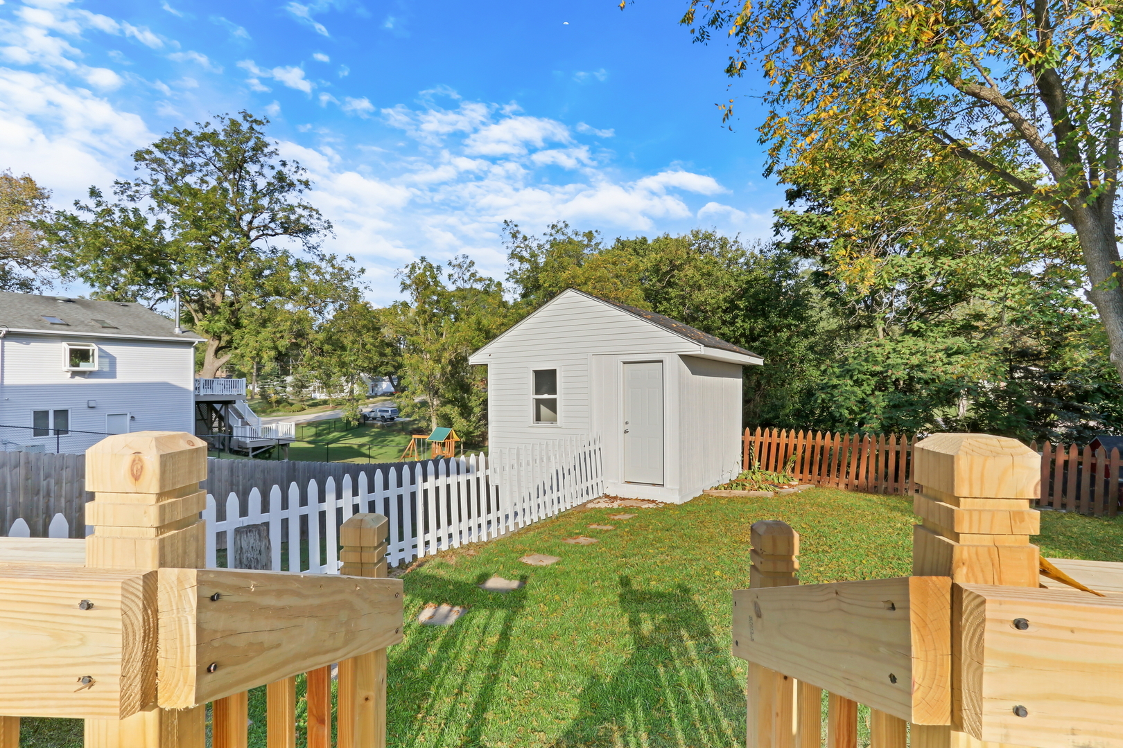 27065 North Ridge Street Wauconda, IL 60084 - Photo 6 of 33 a front view of a house with a yard