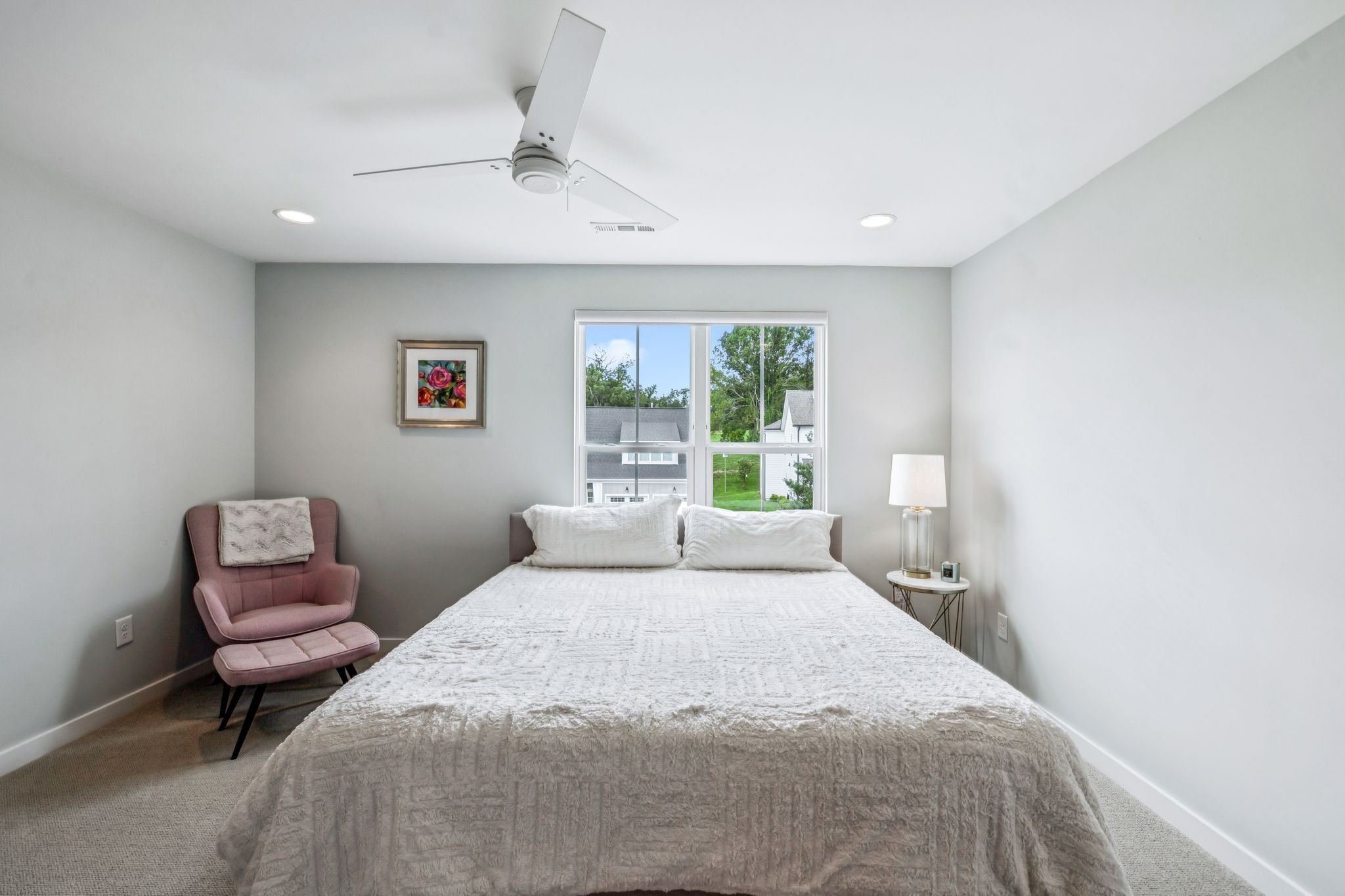 7204 Ludlow Drive College Grove, TN 37046 - Photo 35 of 59 a large bedroom with a bed and a chair