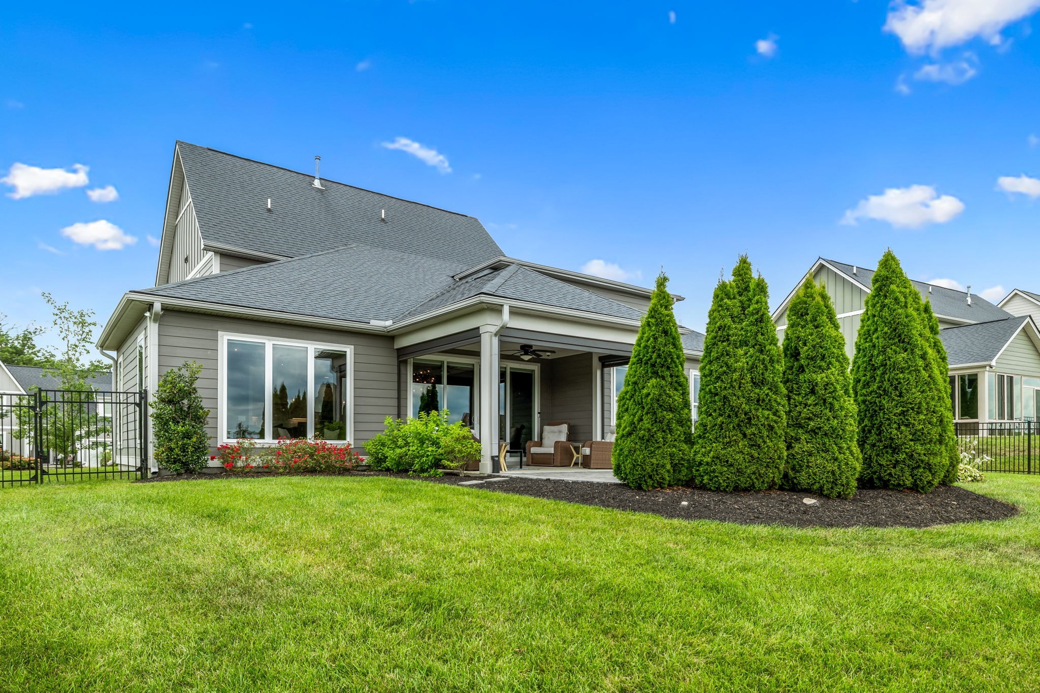 7204 Ludlow Drive College Grove, TN 37046 - Photo 44 of 59 a front view of a house with garden