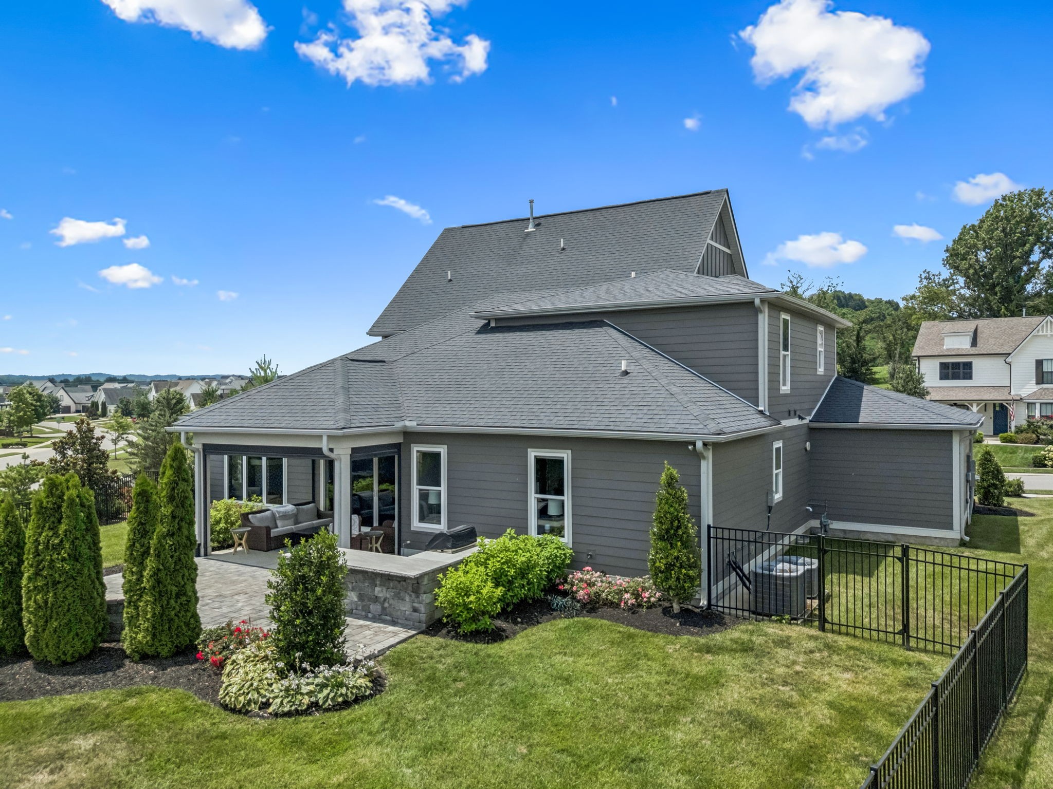 7204 Ludlow Drive College Grove, TN 37046 - Photo 47 of 59 a front view of a house with garden