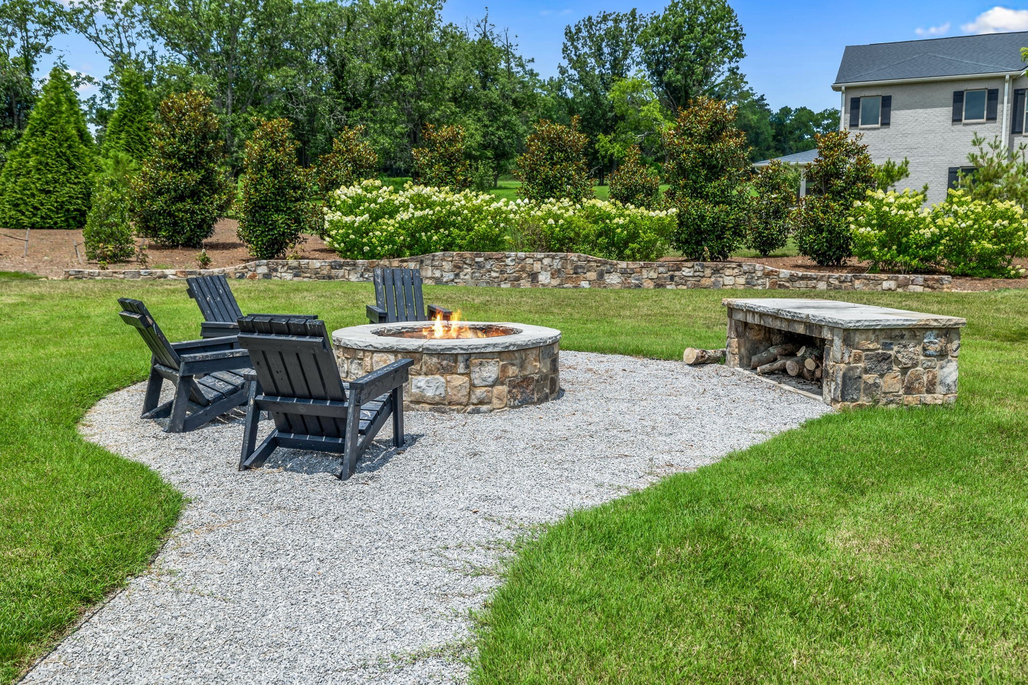 7204 Ludlow Drive College Grove, TN 37046 - Photo 49 of 59 a view of a garden with outdoor seating
