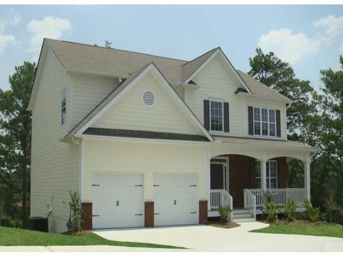 Exterior Front. NOT ACTUAL HOME. SAMPLE PLAN & ELEVATION