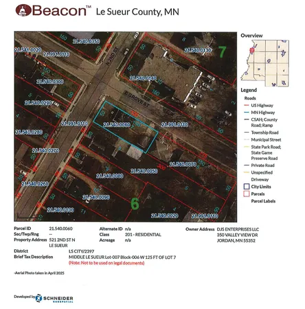 $30,000 | 521 North 2nd Street, Le Sueur, MN 56058