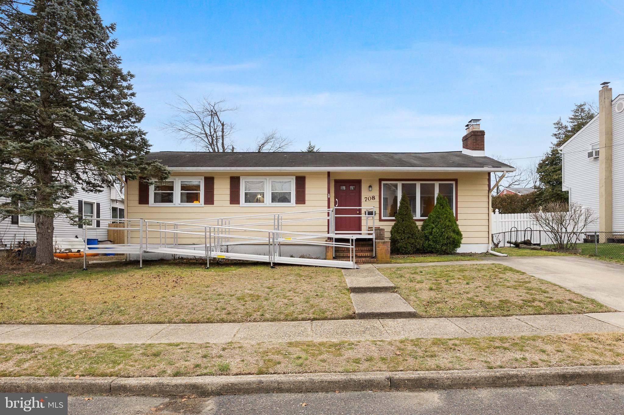 708 Bem Street Riverside, NJ 08075 - Photo 1 of 26 a view of a house with a yard and sitting area