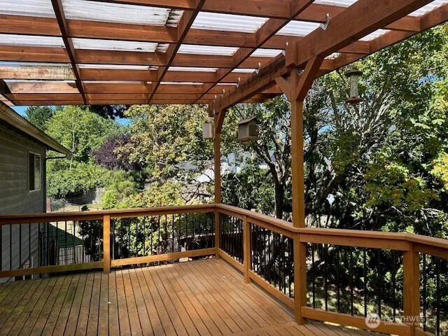 a view of a backyard of the house