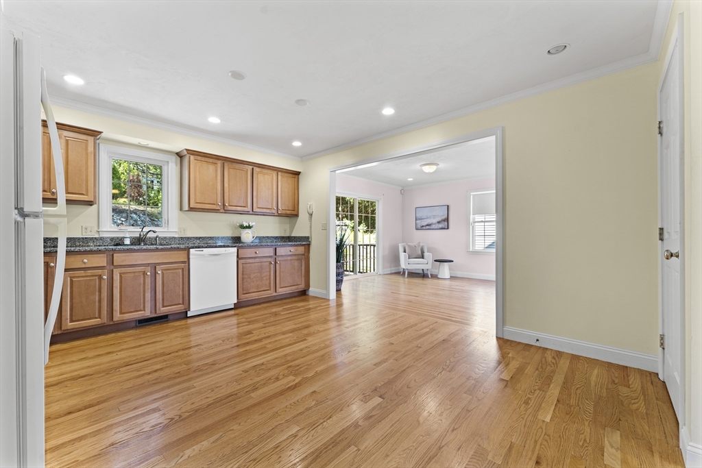 77 Hawthorne Road Waltham, MA 02451 - Photo 11 of 27 a view of kitchen with wooden floor