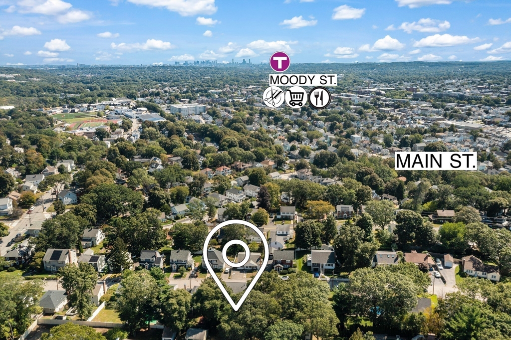 77 Hawthorne Road Waltham, MA 02451 - Photo 27 of 27 a view of a bench in middle of a city