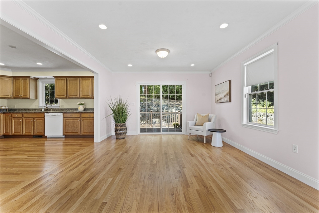 77 Hawthorne Road Waltham, MA 02451 - Photo 7 of 27 a view of a kitchen with microwave and furniture