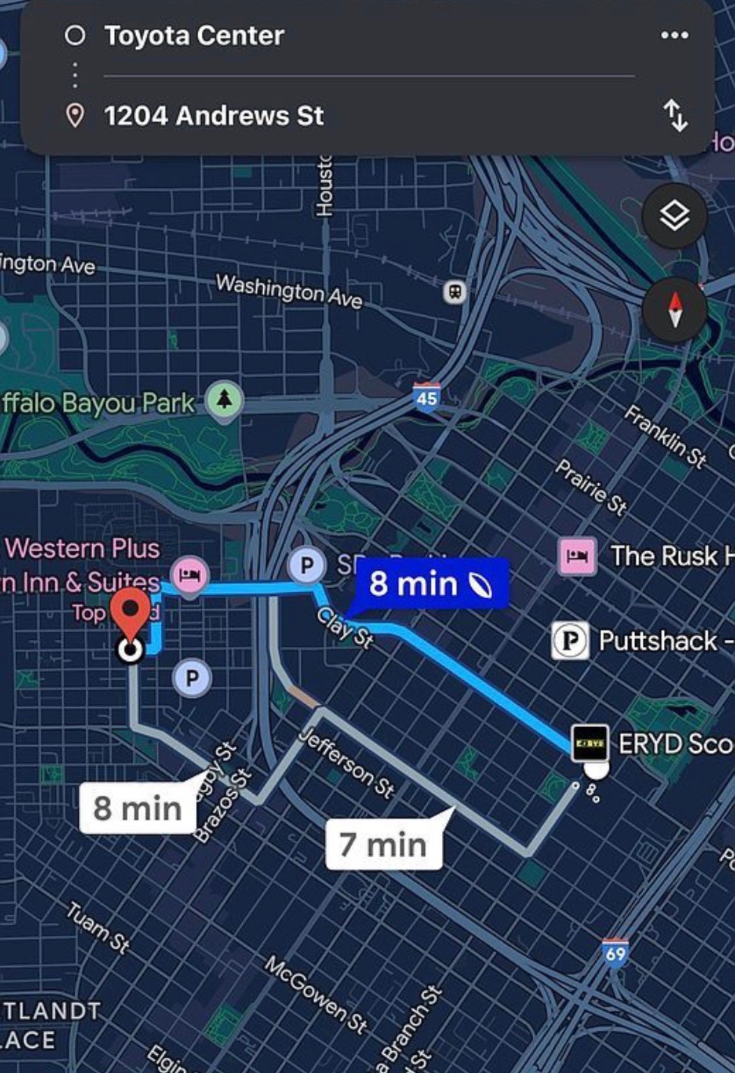 1204 Andrews Street Houston, TX 77019 - Photo 13 of 15 a street sign on a brick wall