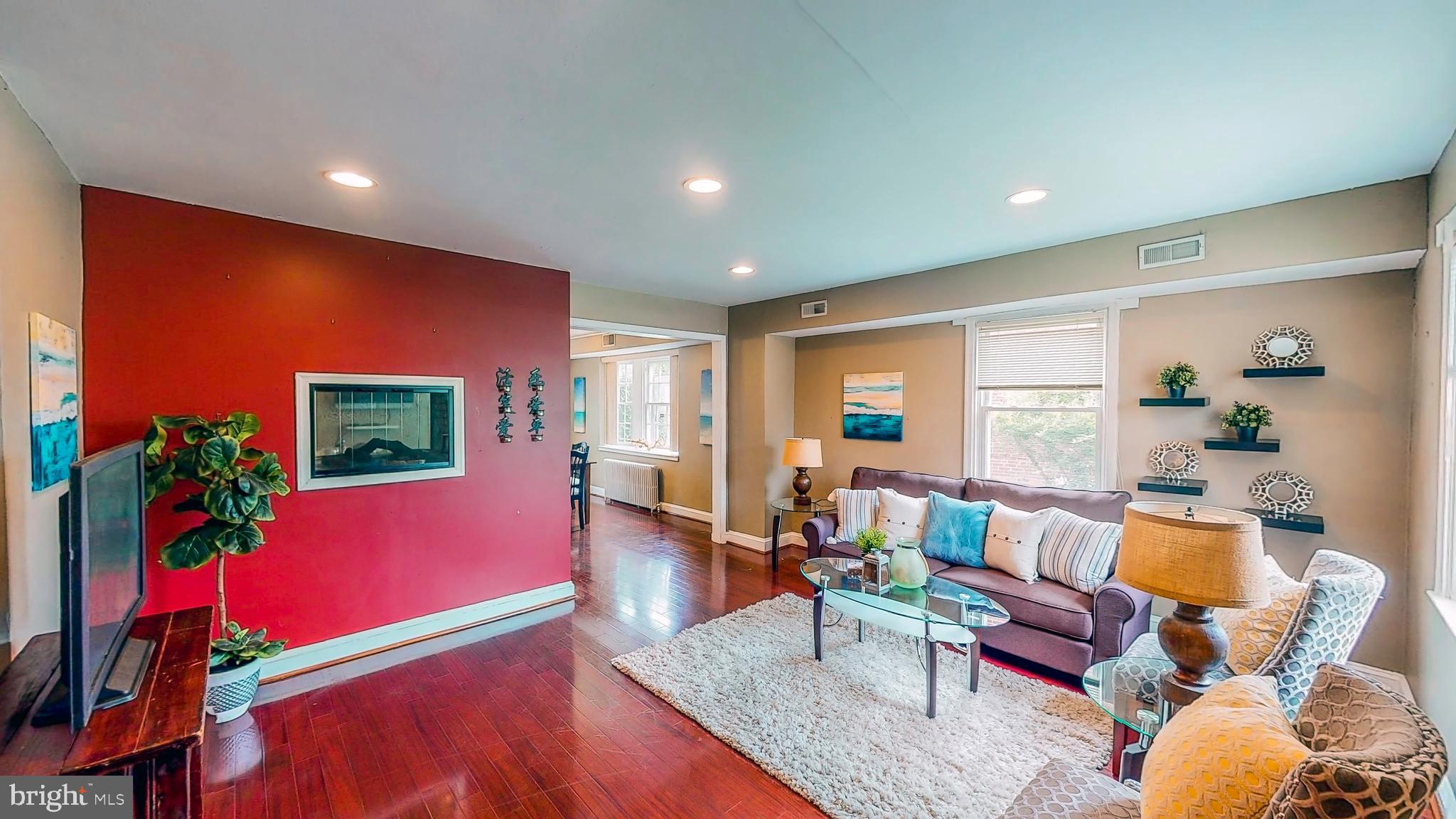 1343 Crofton Road Baltimore, MD 21239 - Photo 4 of 29 Living Room with Fireplace