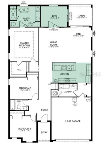 a view of a livingroom with furniture