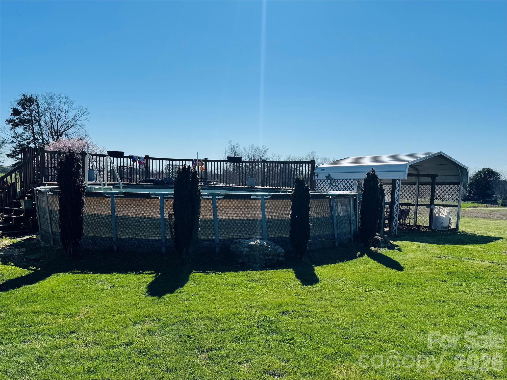 824 Baxter Road Cherryville, NC 28021 - Photo 4 of 13 a view of a backyard