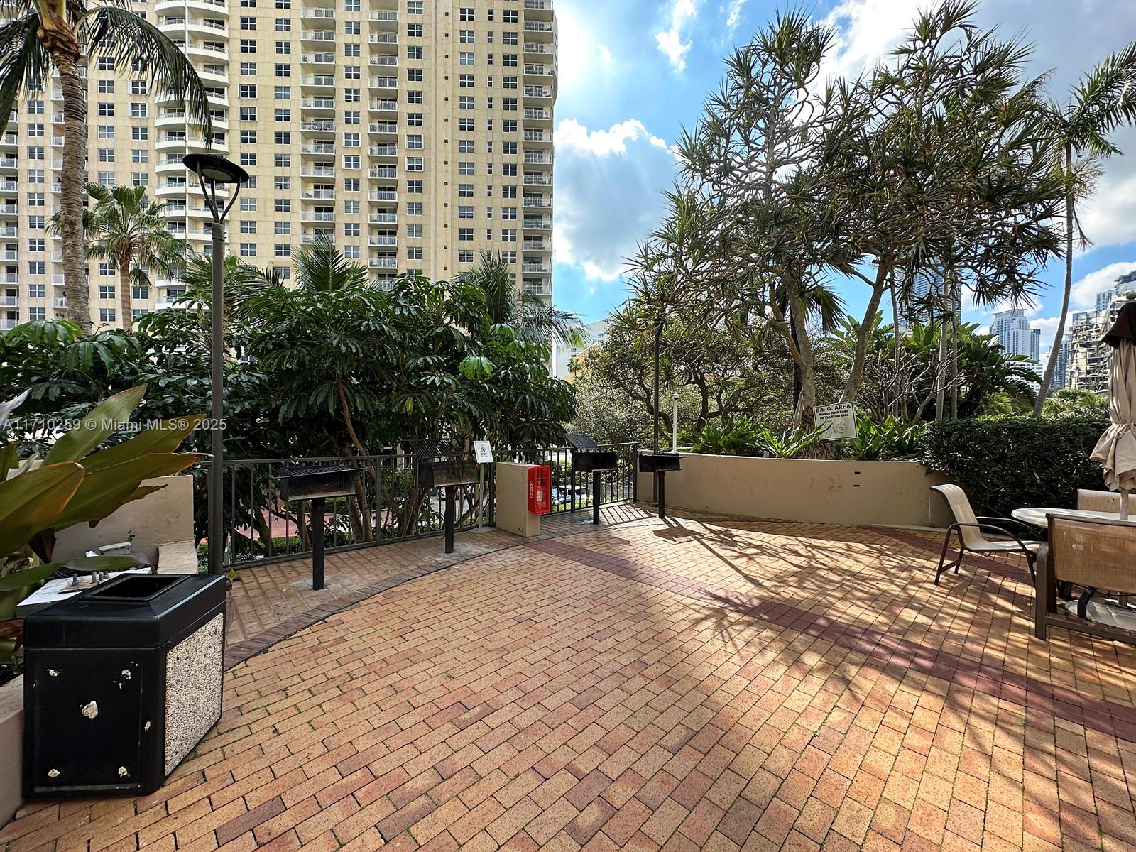 520 Brickell Key Drive, Unit A1802 Miami, FL 33131 - Photo 30 of 35 a view of outdoor space with seating area