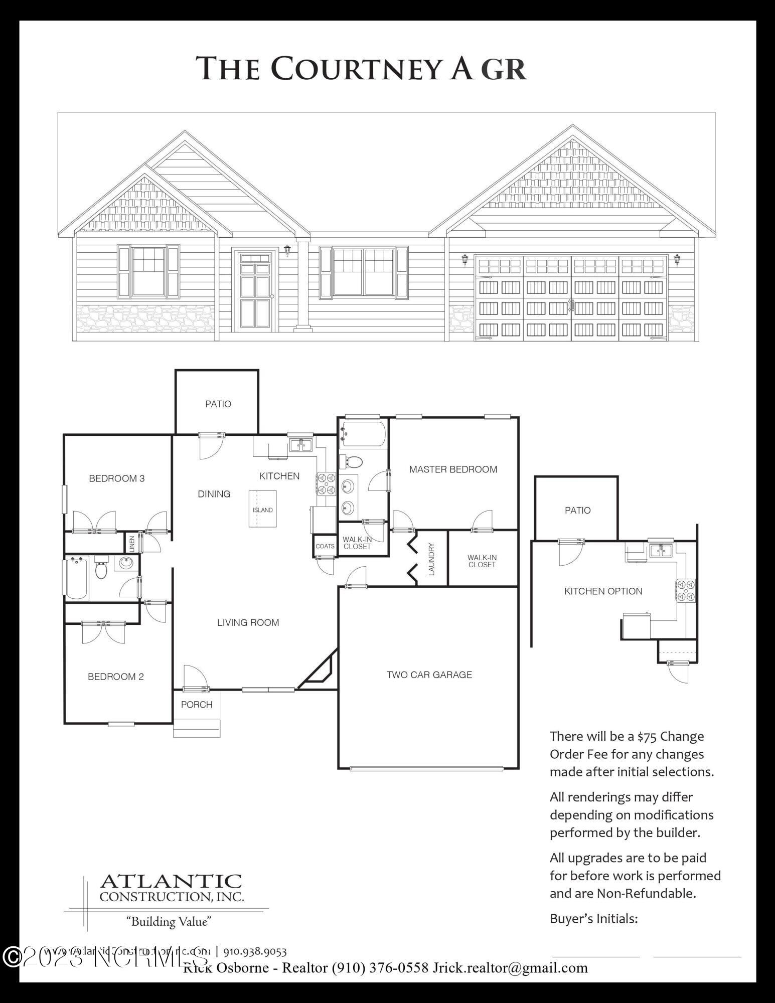 404 Windermere Road Hubert, NC 28539 - Photo 15 of 35 TheCourtneyASpecSheetGR