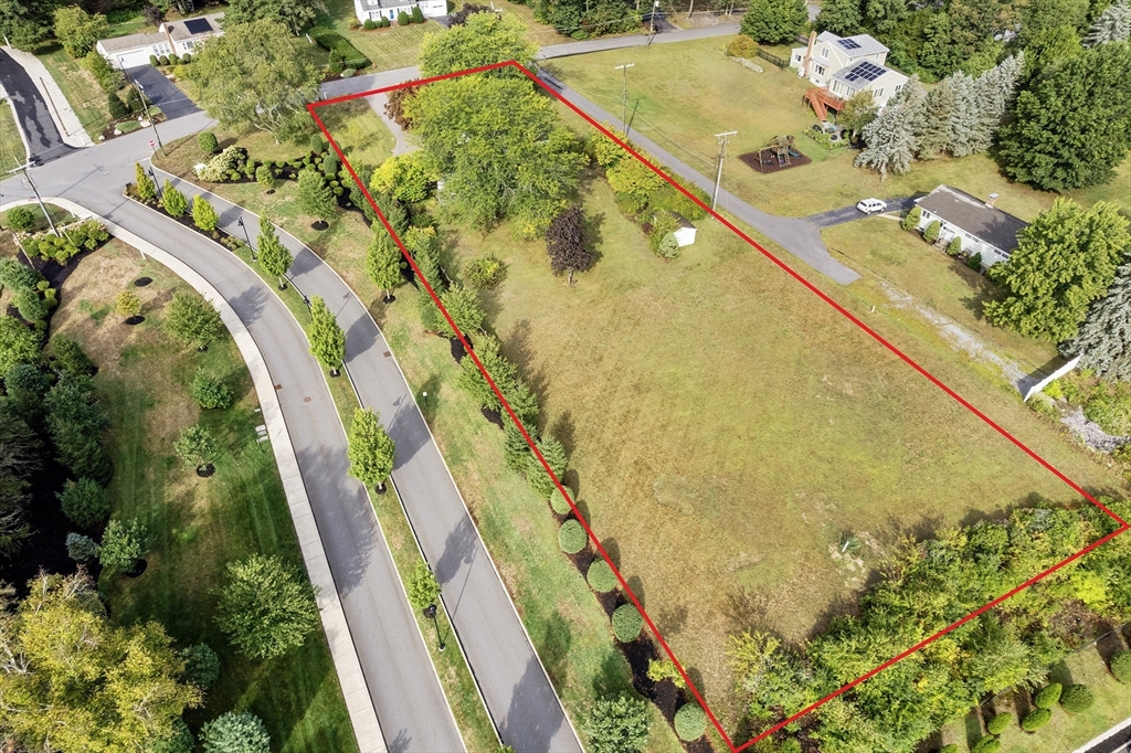 a view of swimming pool with a garden