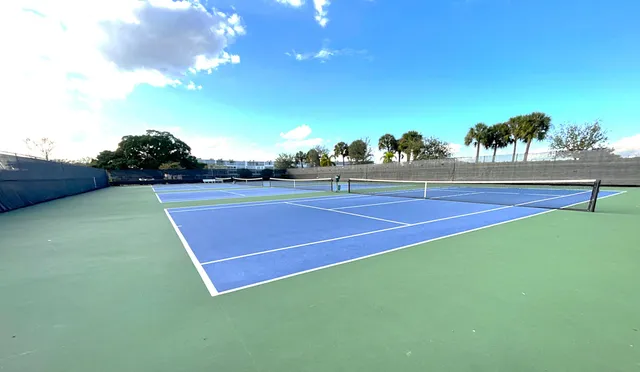 a view of tennis court
