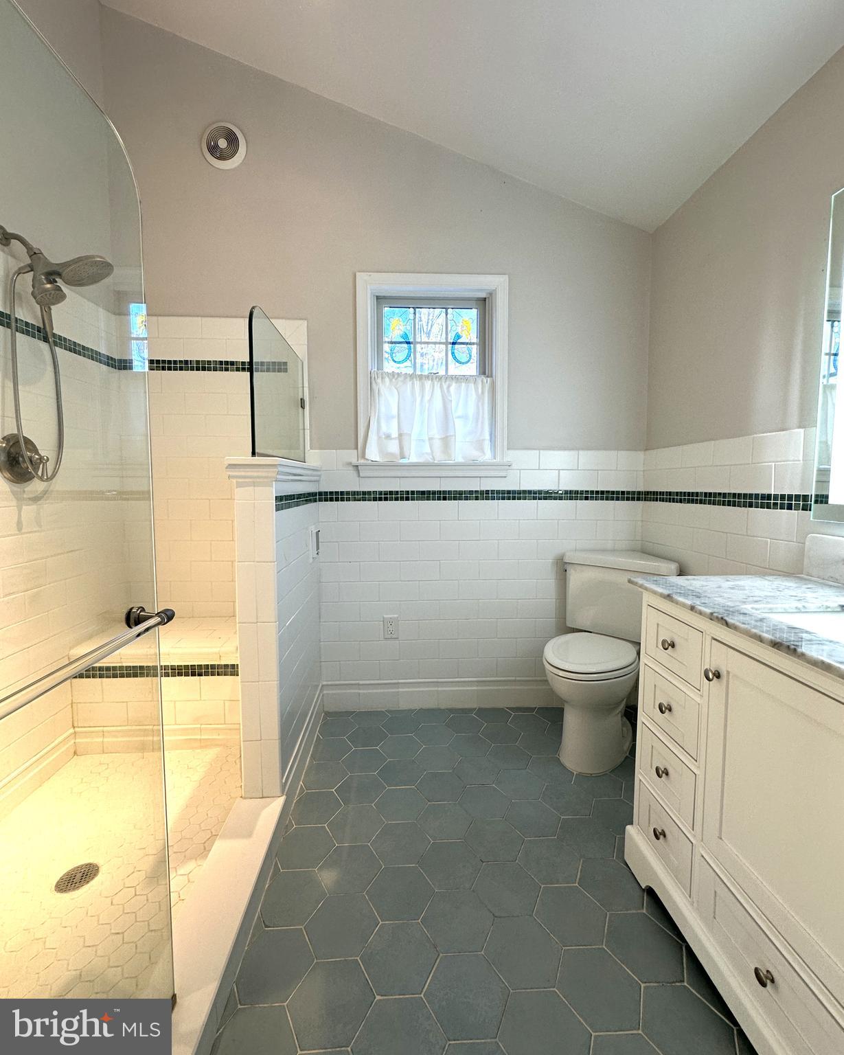 21 Big Road Schwenksville, PA 19473 - Photo 16 of 61 a bathroom with a granite countertop sink a toilet and bathtub
