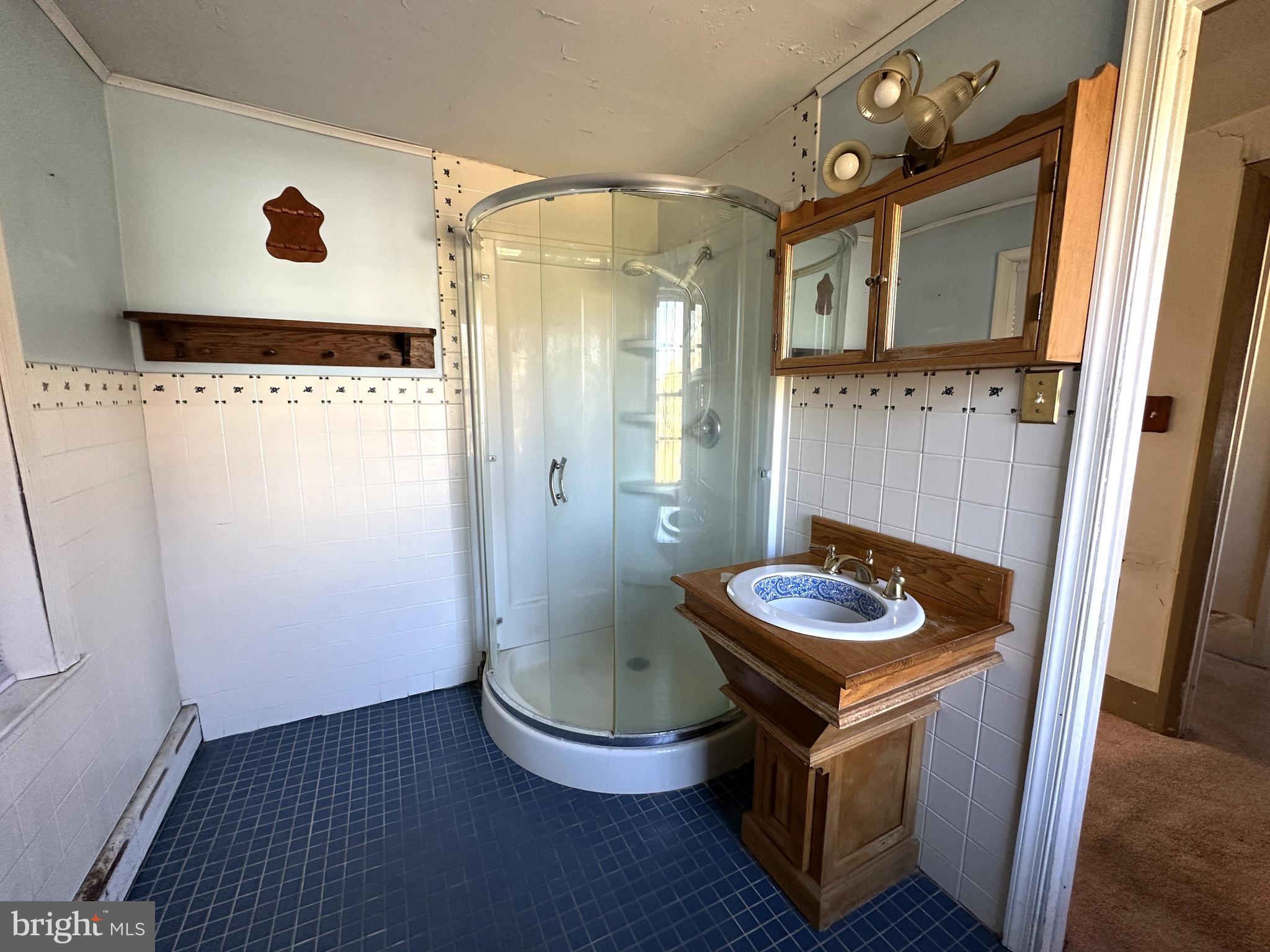 21 Big Road Schwenksville, PA 19473 - Photo 31 of 61 a bathroom with a sink a toilet and shower