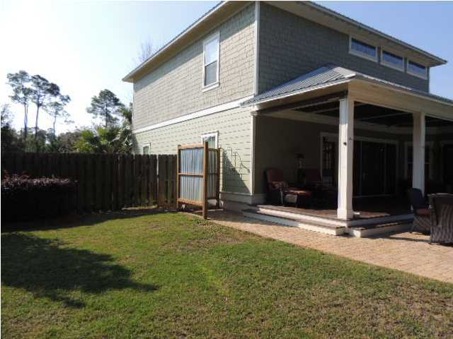 182 Preston Path Santa Rosa Beach, FL 32459 - Photo 31 of 32 a view of a house with backyard and porch