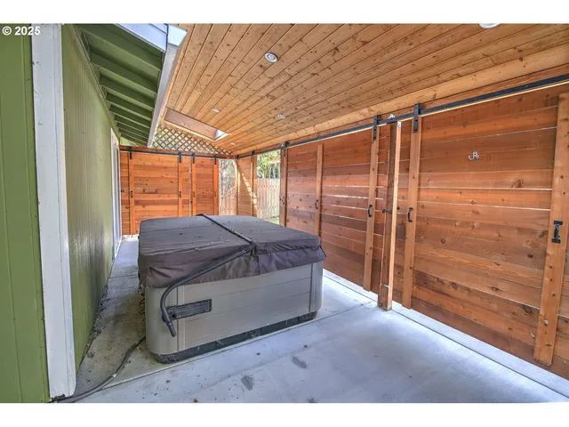 a view of an empty room