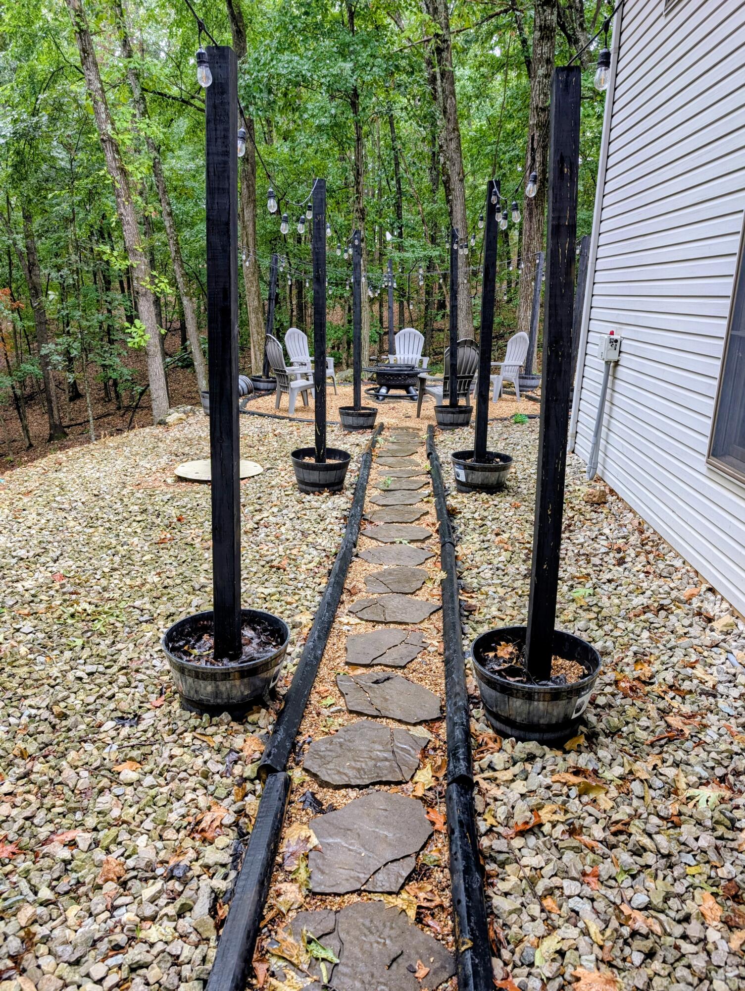 166 Queensberry Road Reeds Spring, MO 65737 - Photo 14 of 17 Firepit and walkway