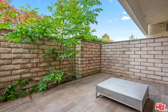 a backyard of a house