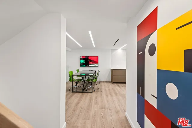 a view of livingroom with furniture and wooden floor