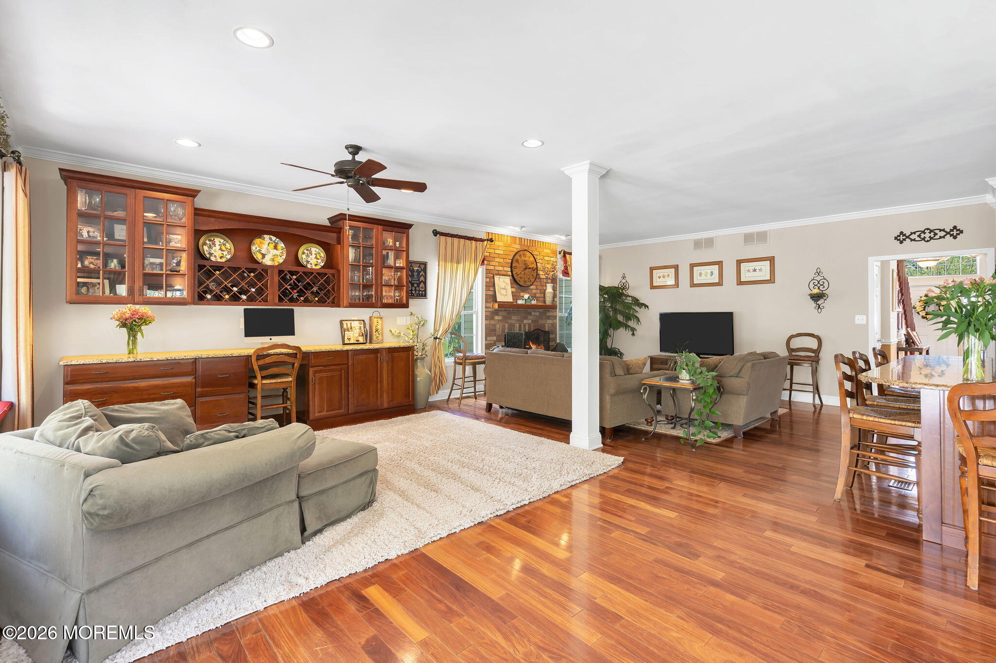 343 Nighthawk Lane Jackson, NJ 08527 - Photo 29 of 72 a living room with furniture kitchen view and a large window
