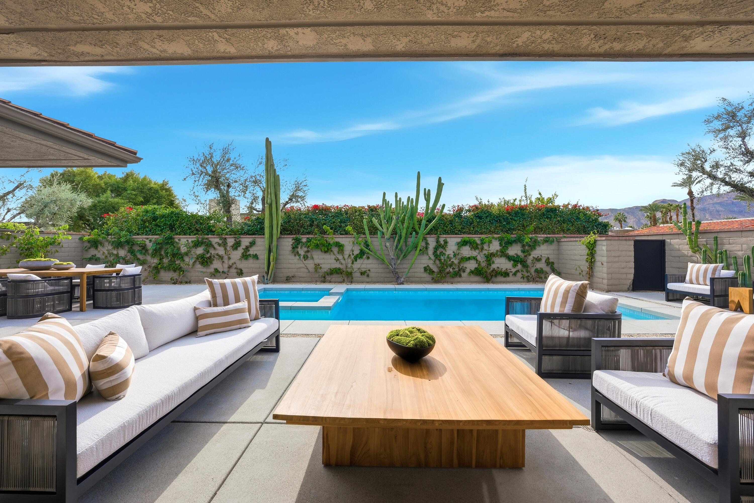 14 Rutgers Court Rancho Mirage, CA 92270 - Photo 11 of 59 a view of a patio with couches and a table