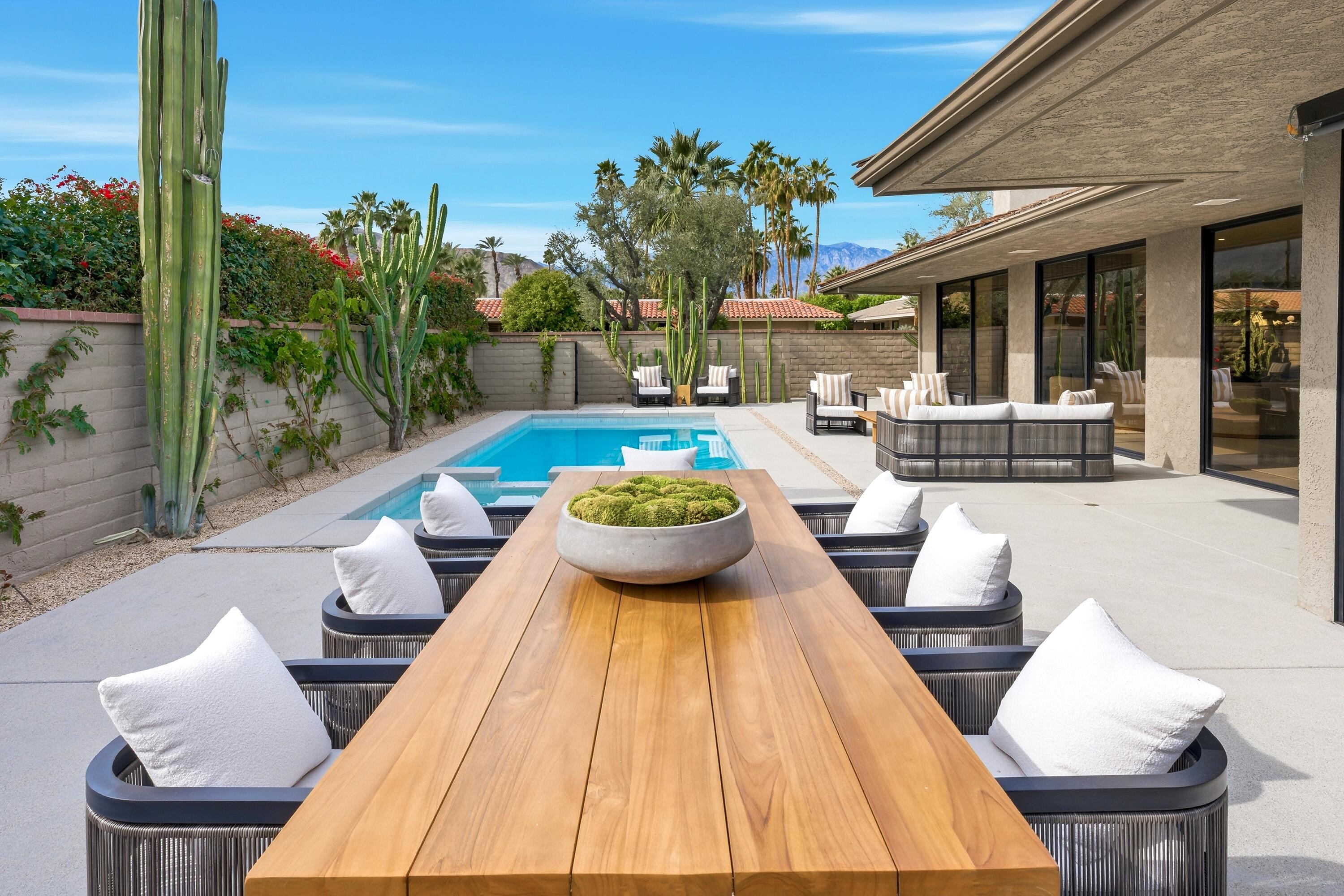 14 Rutgers Court Rancho Mirage, CA 92270 - Photo 13 of 59 a view of a patio with couches table and chairs
