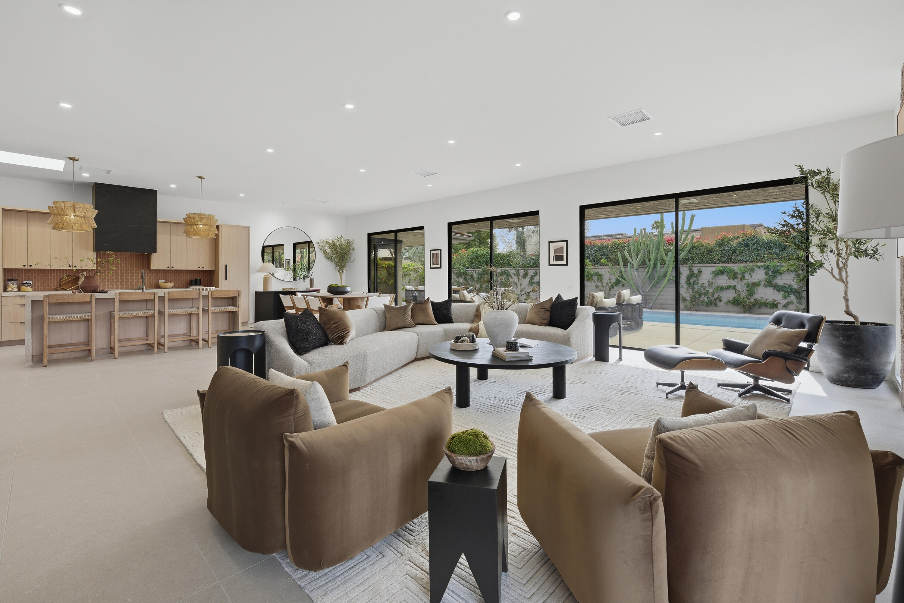 14 Rutgers Court Rancho Mirage, CA 92270 - Photo 33 of 59 a living room with furniture large windows and view view