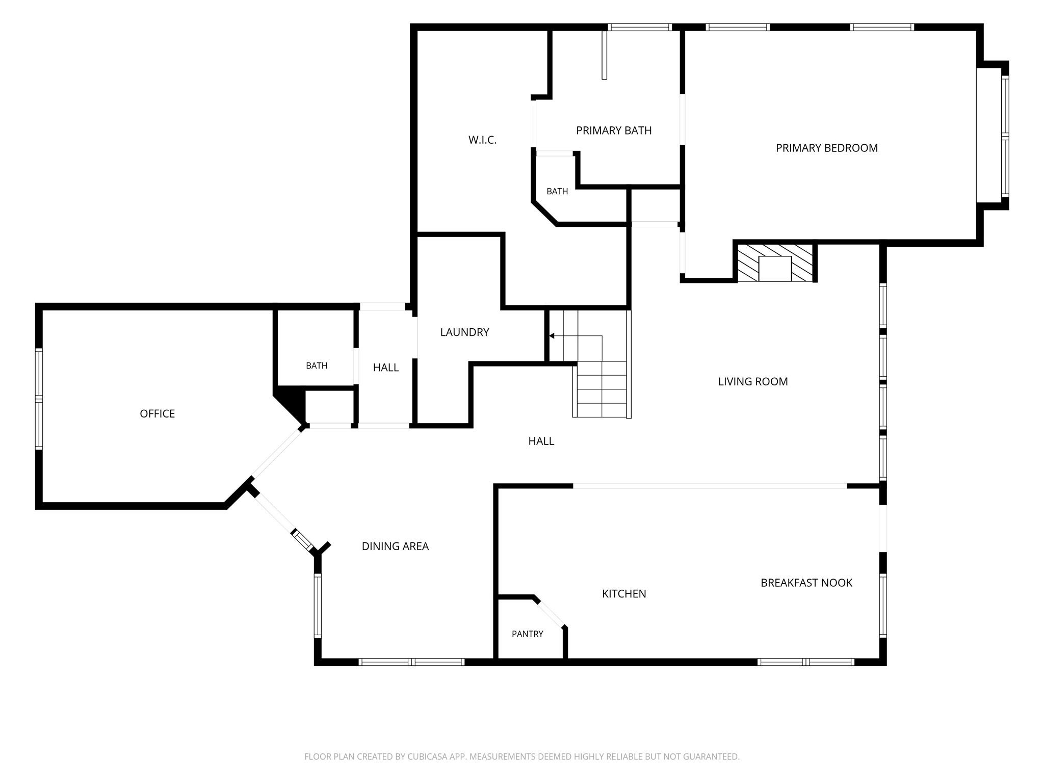 26 Winhall Place The Woodlands, TX 77354 - Photo 48 of 49 Floorplan of the first floor.