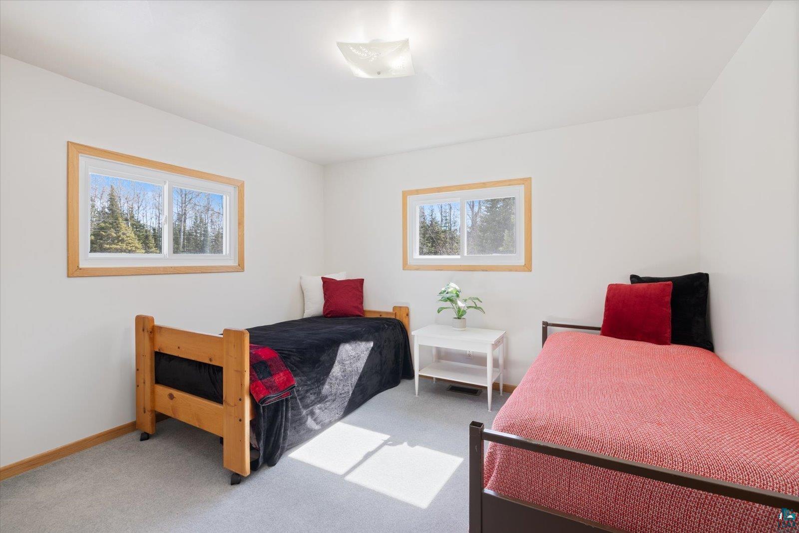 3495 Deer Forest Road Makinen, MN 55763 - Photo 18 of 71 Bedroom featuring carpet and baseboards