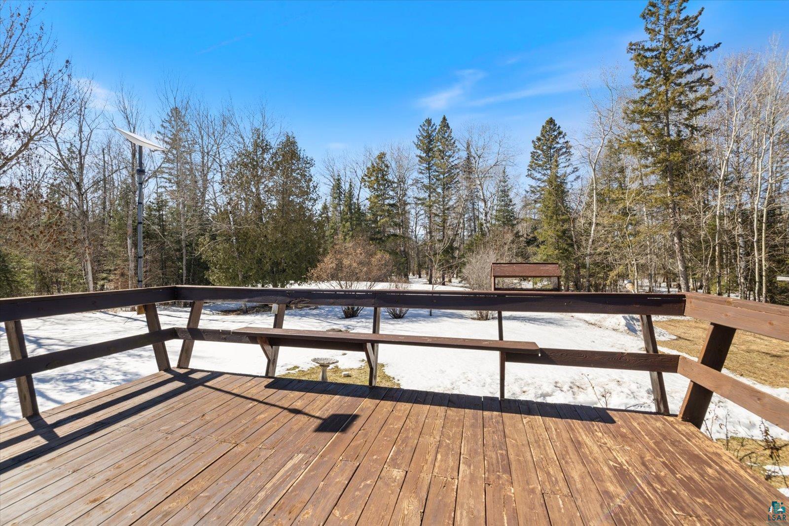 3495 Deer Forest Road Makinen, MN 55763 - Photo 38 of 71 View of snow covered deck